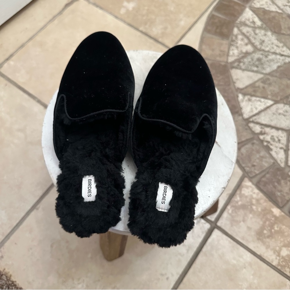 Birdies Women's Black Slippers